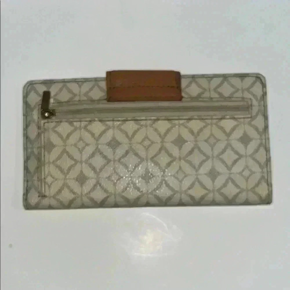 Fossil Gray and Brown Wallet - Picture 3 of 5